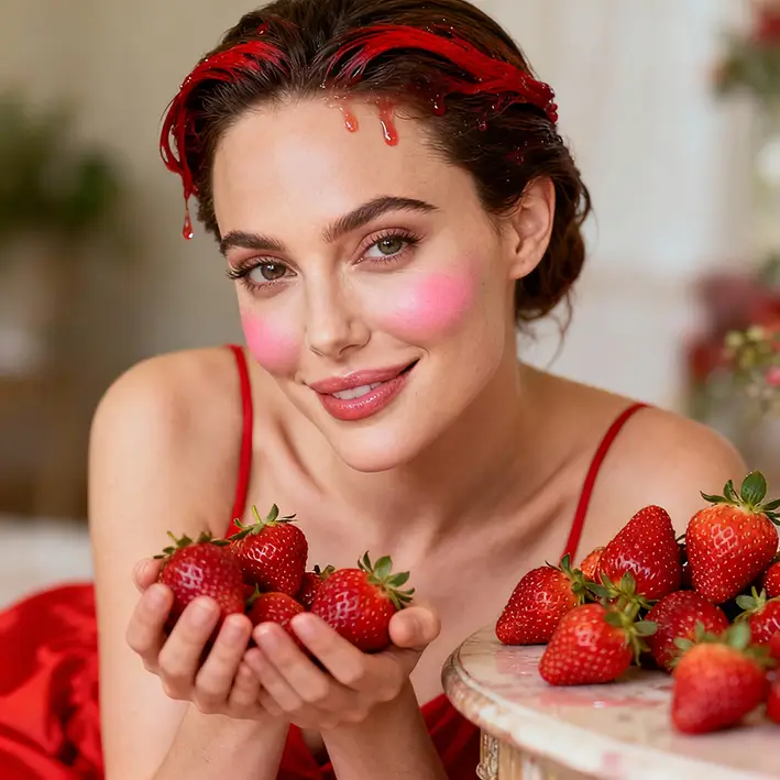 Custom car air freshener with Strawberry essence: fruity, fresh, and long-lasting fragrance that gives the cabin a pleasant and enveloping aroma, ideal for making every journey a unique sensory experience.